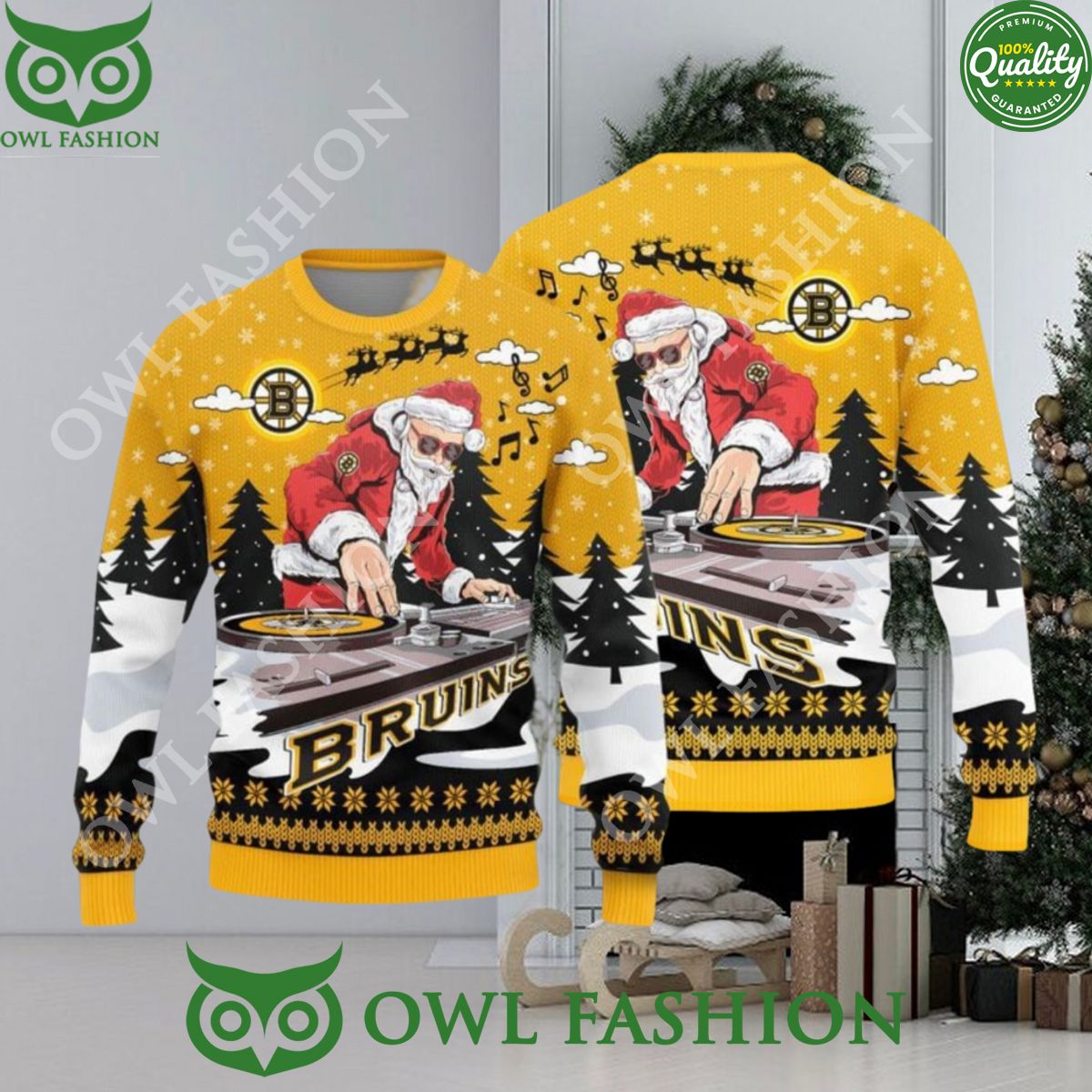 mlb boston bruins christmas funny dj santa new style sweater 1 j4e6x.jpg