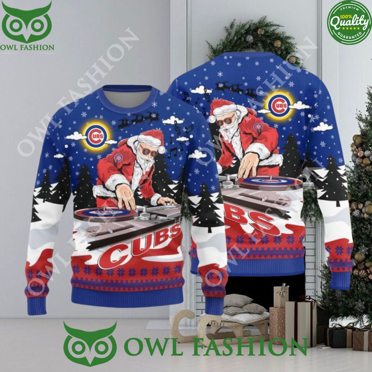 mlb chicago cubs christmas funny dj santa new style sweater 1 faqCj.jpg