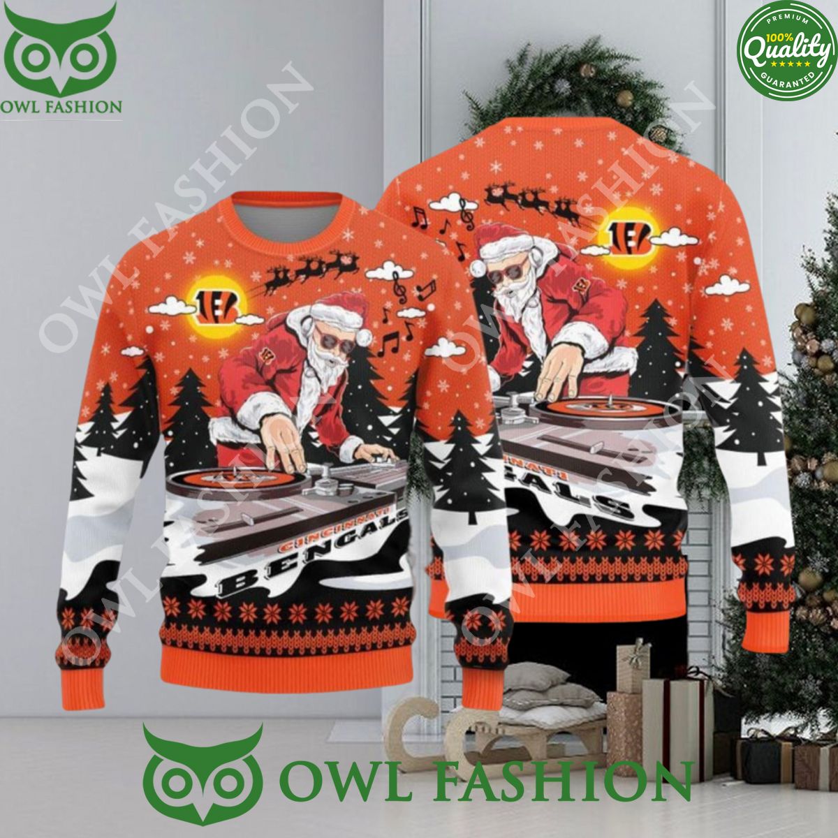 mlb cincinnati bengals christmas funny dj santa new style sweater 1 C3fCB.jpg