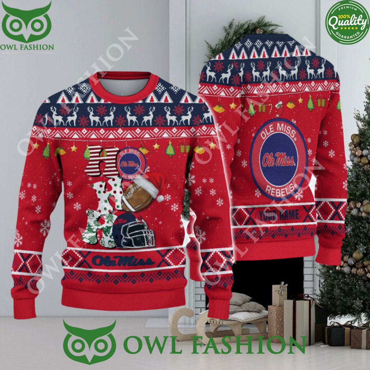 ncaa ole miss rebels ho ho ho custom name ugly christmas sweater jumper 1 Ly90Z.jpg