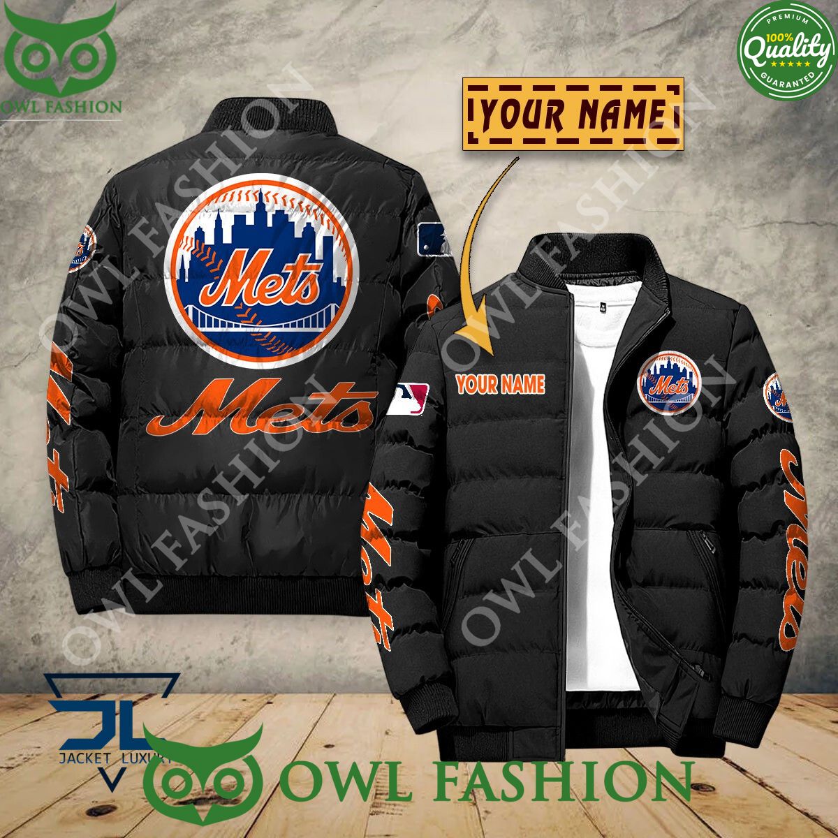 New York Mets Custom Name MLB Baseball Jacket Sport Beauty queen