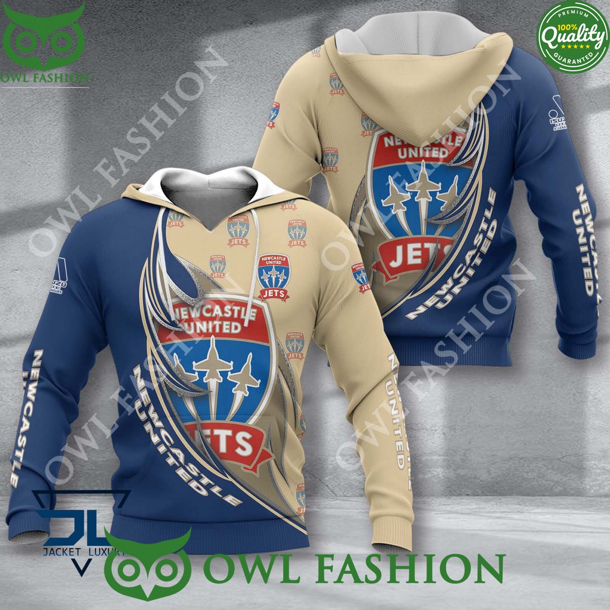 Newcastle Jets A League Football 3D shirt hoodie Which place is this bro?