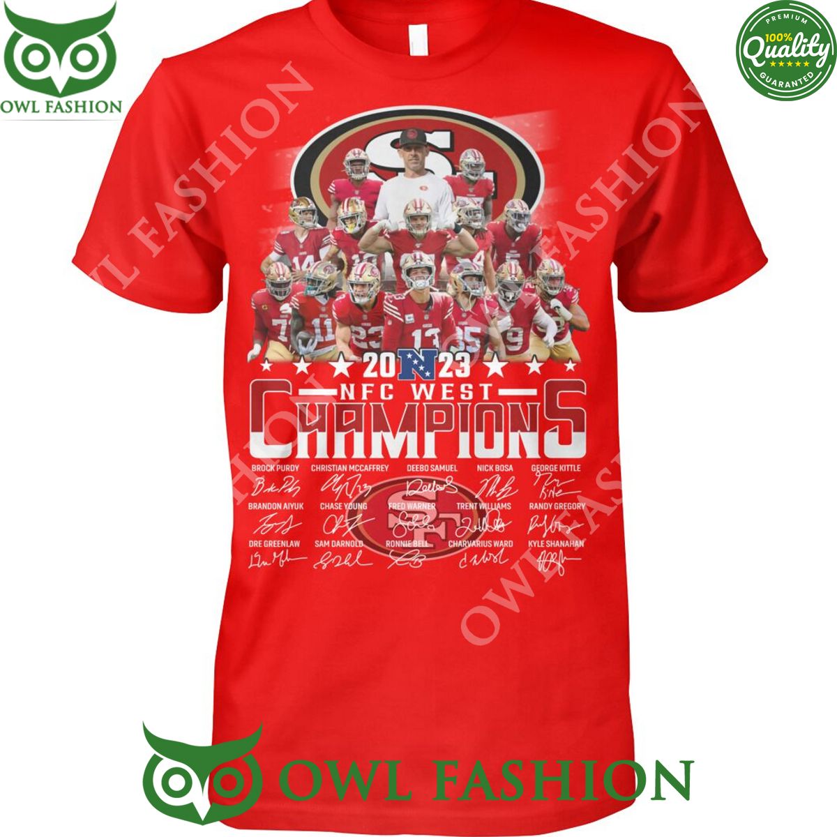 NFC West 2023 Champions San Francisco 49ers t shirt trending Awesome Pic guys