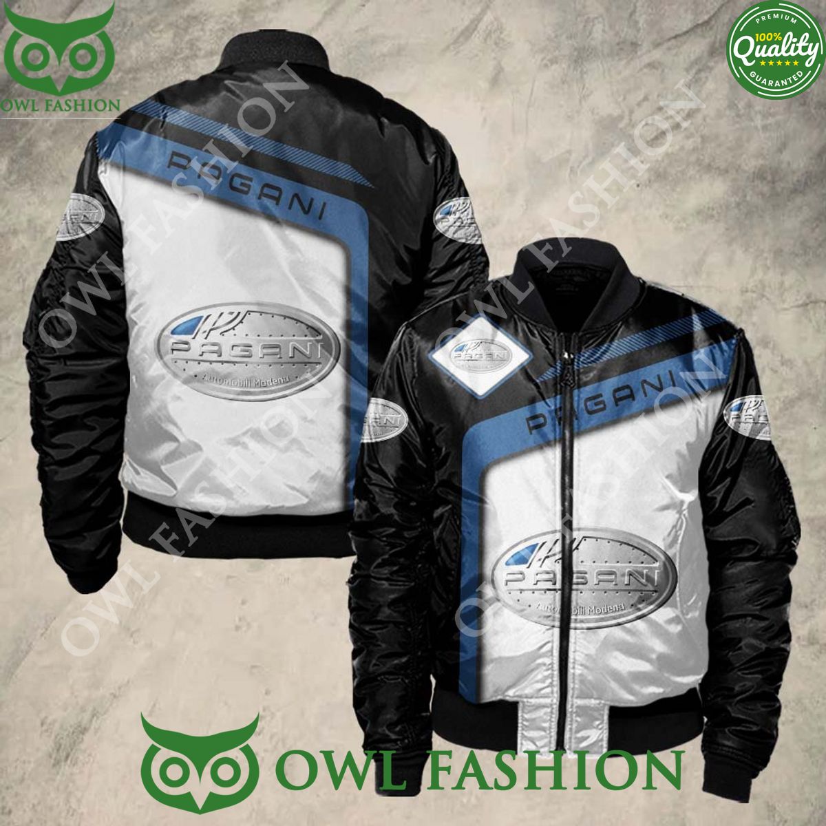 Pagani Sport 3D Bomber Jacket Best couple on earth