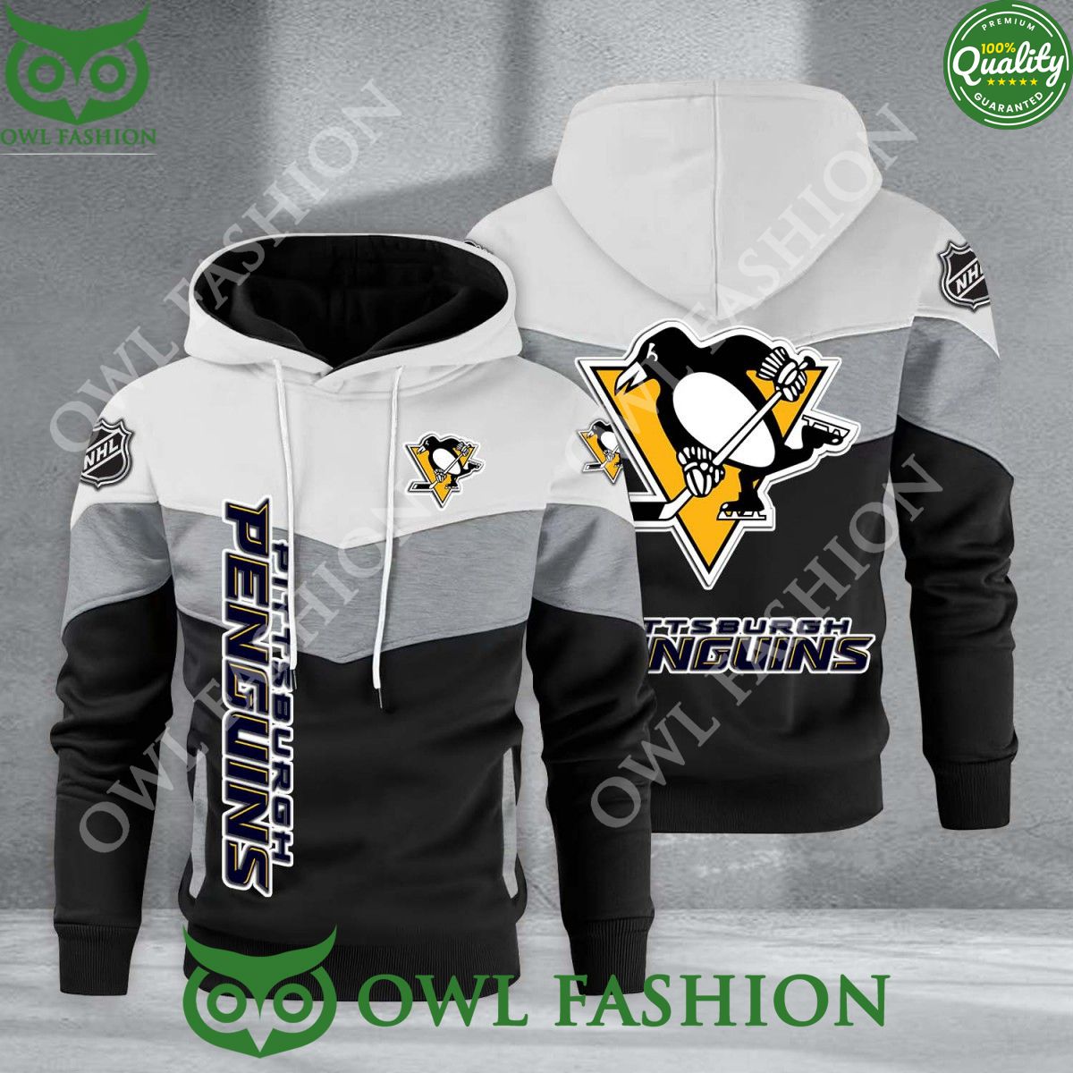 pittsburgh penguins nhl hockey black white printed hoodie 1 oOvc8.jpg