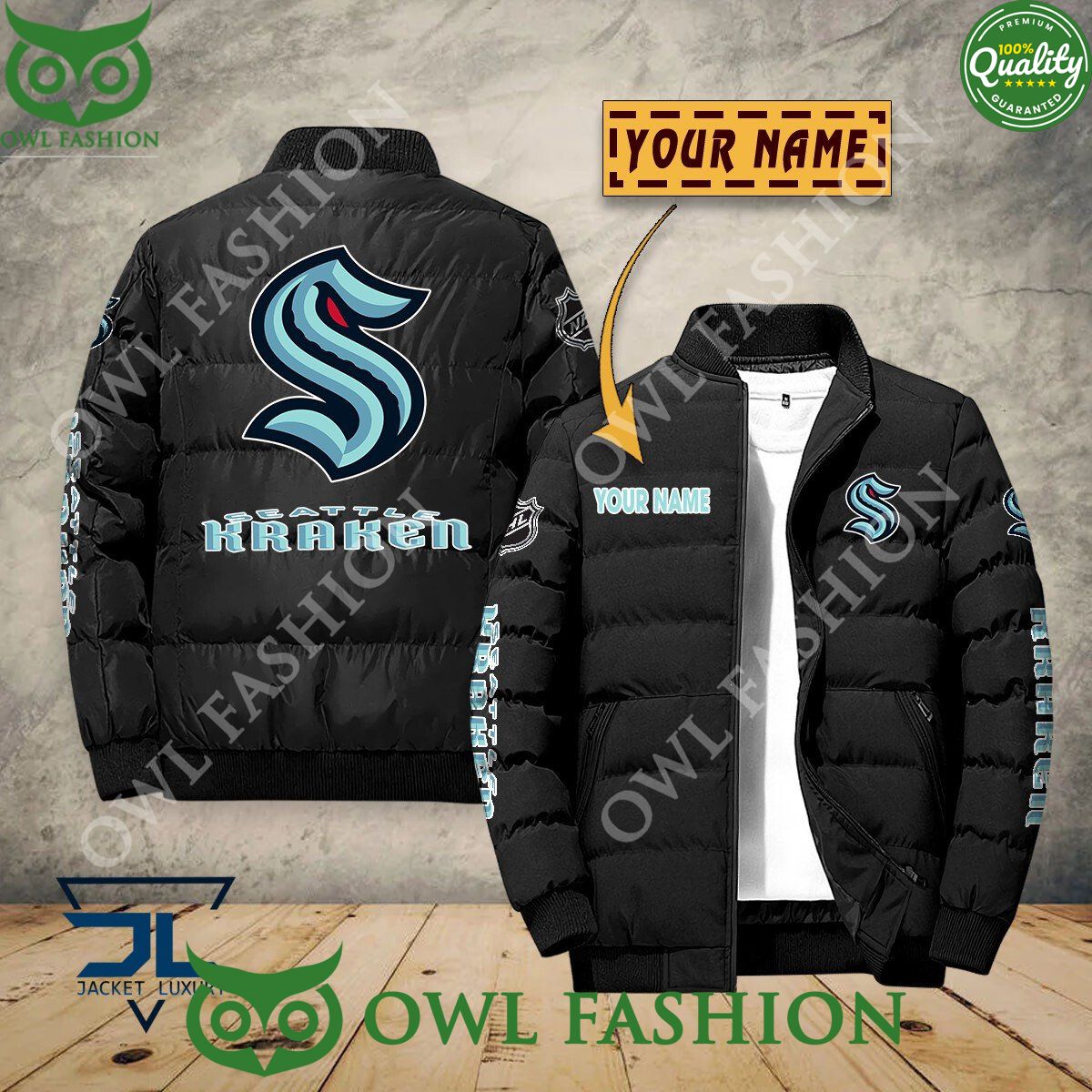 seattle kraken custom name nhl ice hockey puffer jacket sport 1 58HD3.jpg