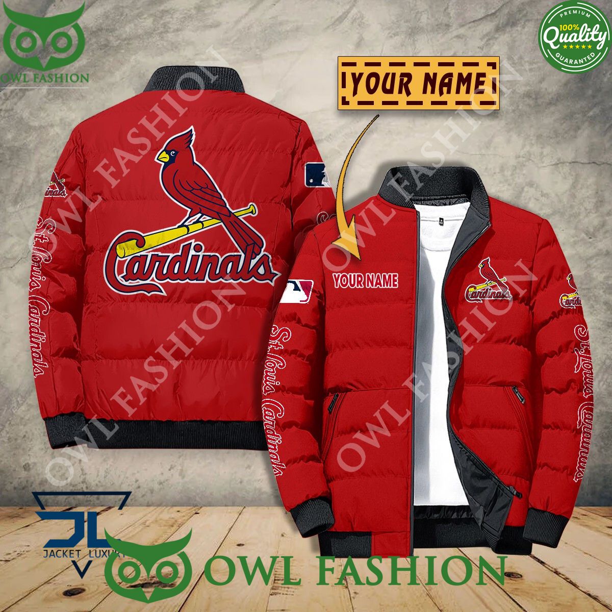 St. Louis Cardinals Custom Name MLB Baseball Jacket Sport Best picture ever