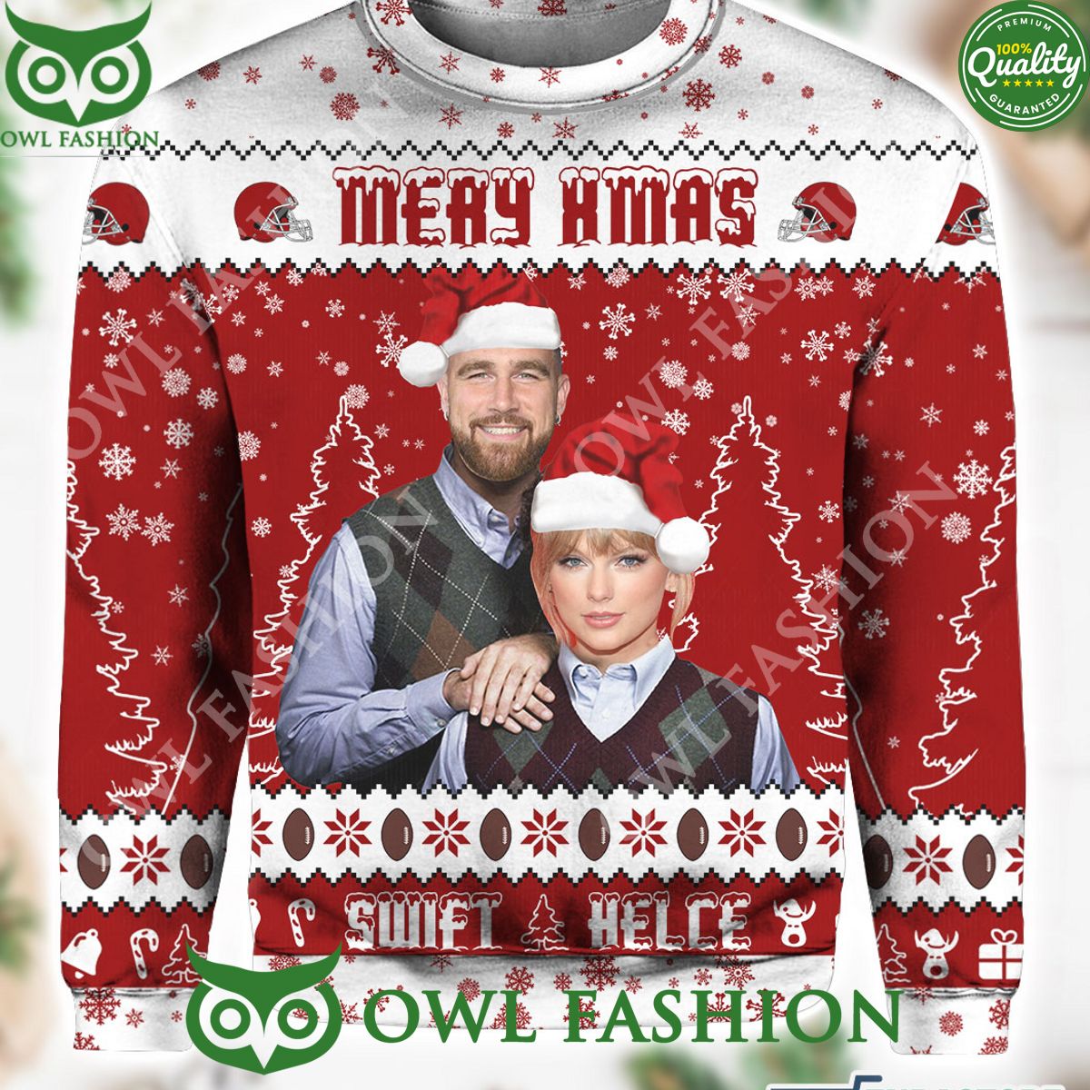 swift kelce love story taylor ugly christmas sweater jumper 1 727EL.jpg