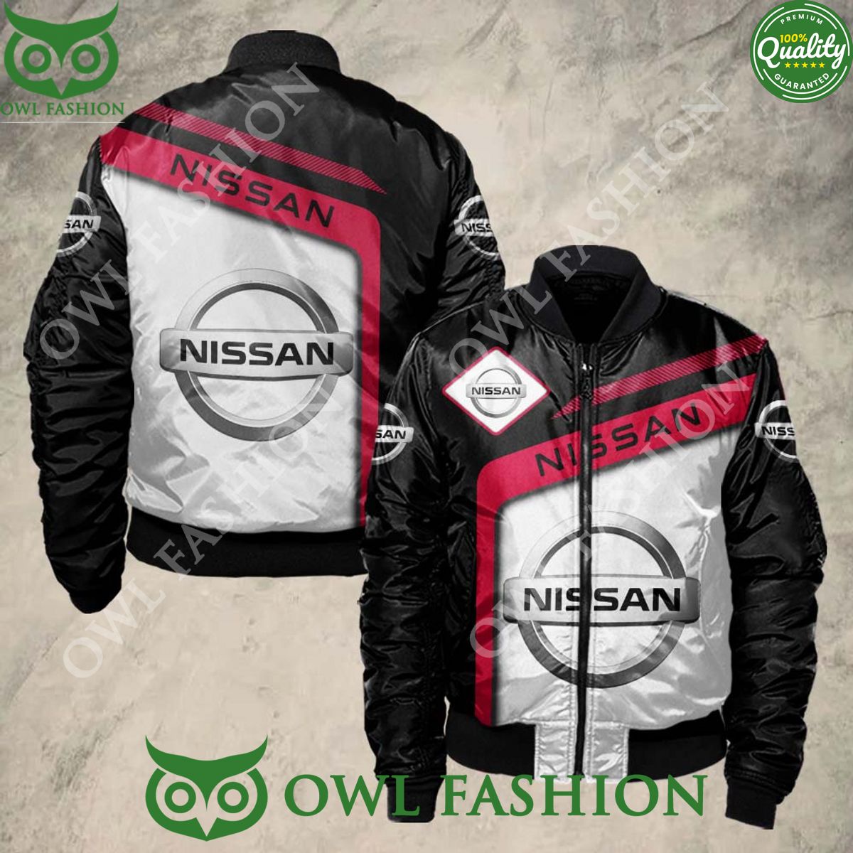 Trending Nissan Brand Bomber Jacket Printed It is too funny