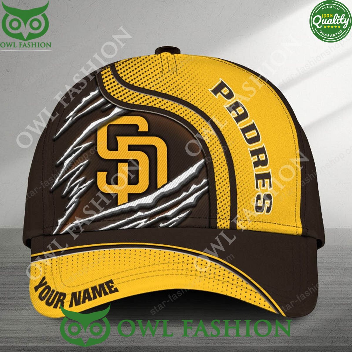2024 San Diego Padres Custom Name MLB Printed Classic Cap Best picture ever