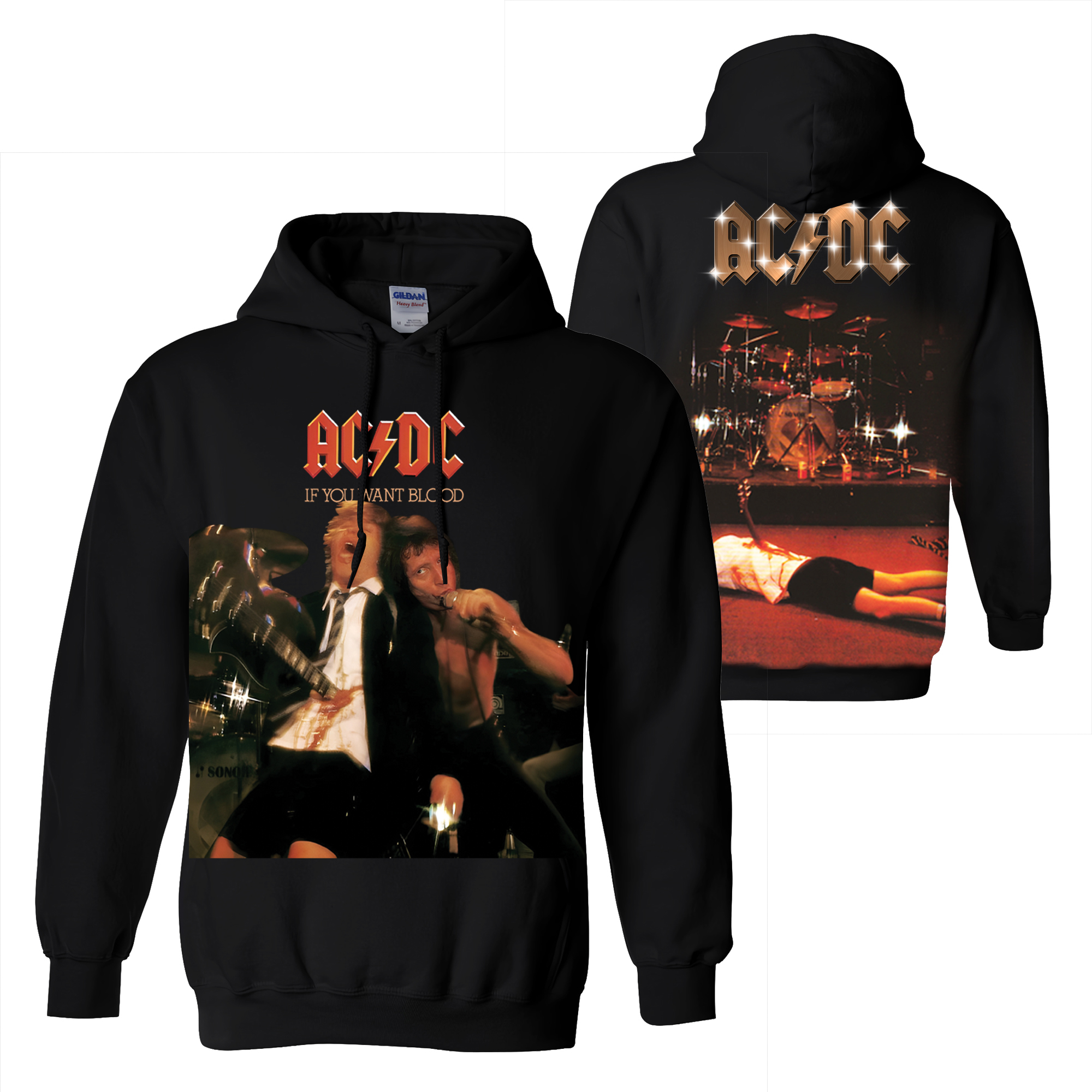 ACDC If you want blood 2d hoodie