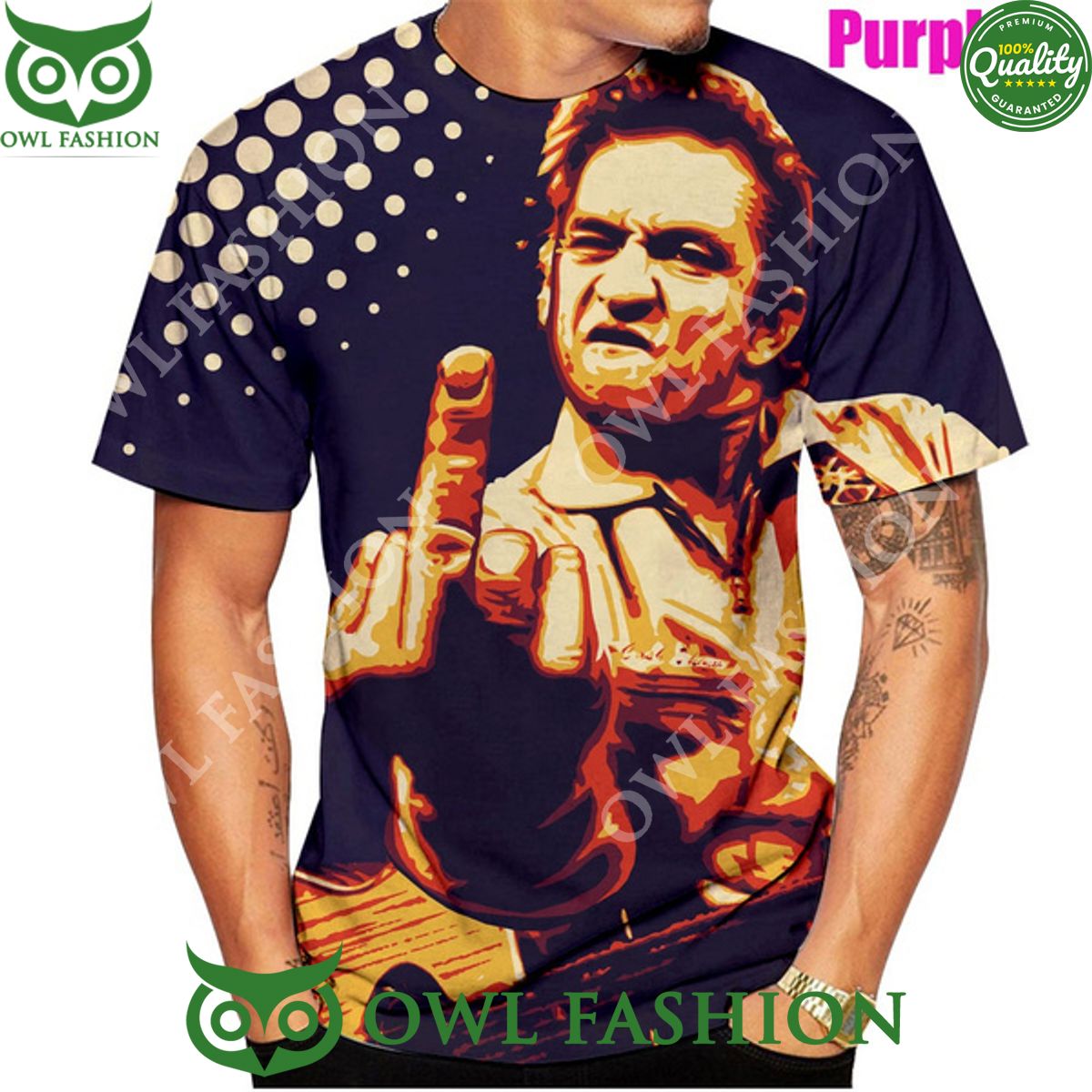 Bird Finger Johnny Cash t shirt Best click of yours