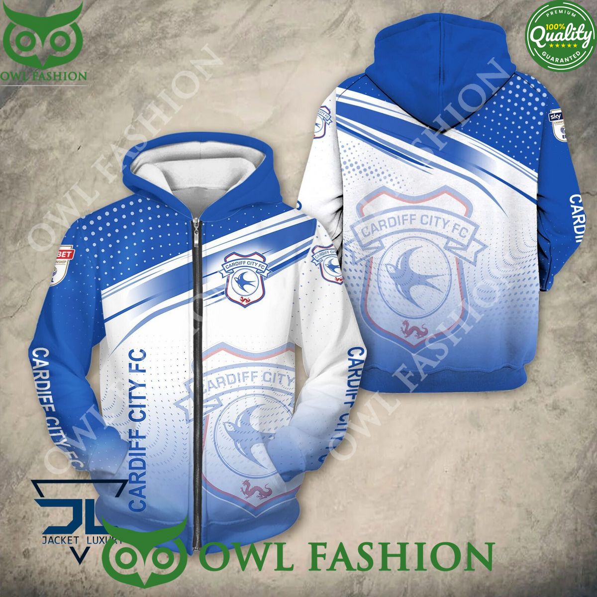 Cardiff City F.C EFL Champion 2024 3D Hoodie Shirt You look fresh in nature