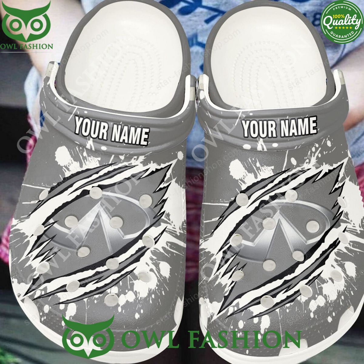 Custom Name Infiniti Red Limited Design Color Crocs Sizzling