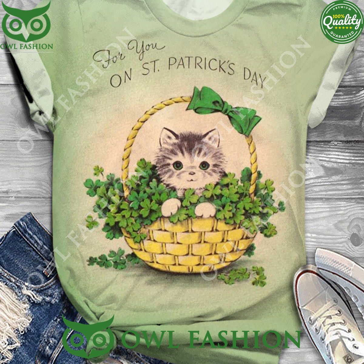 for you on st patricks day vintage crew neck cute cat tshirt 1 AqeEY.jpg