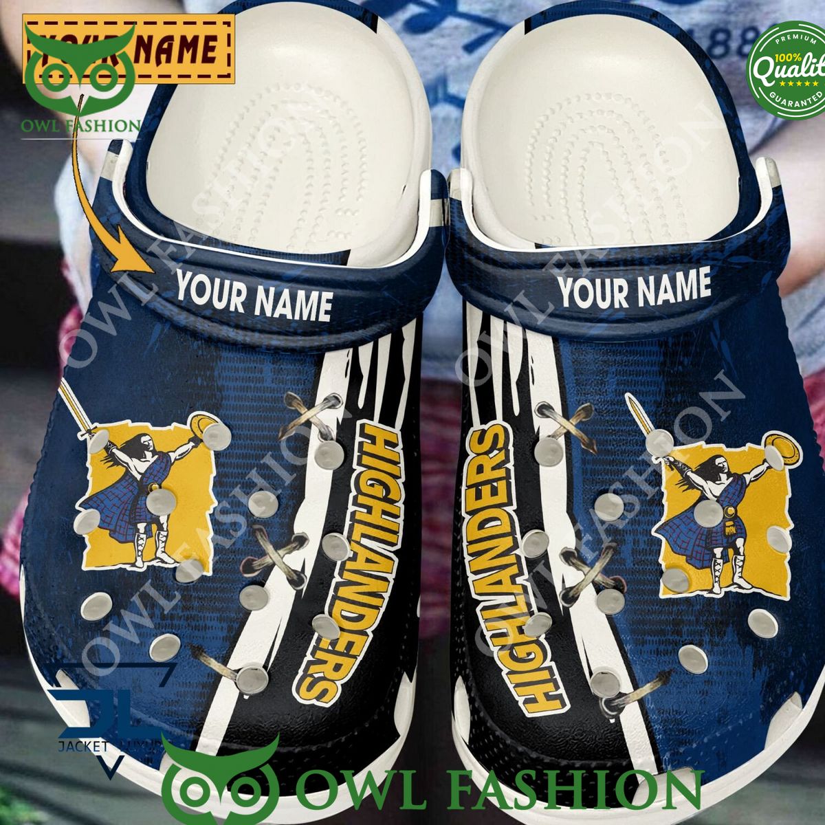 Highlanders Rugby Customized Crocs Such a scenic view ,looks great.