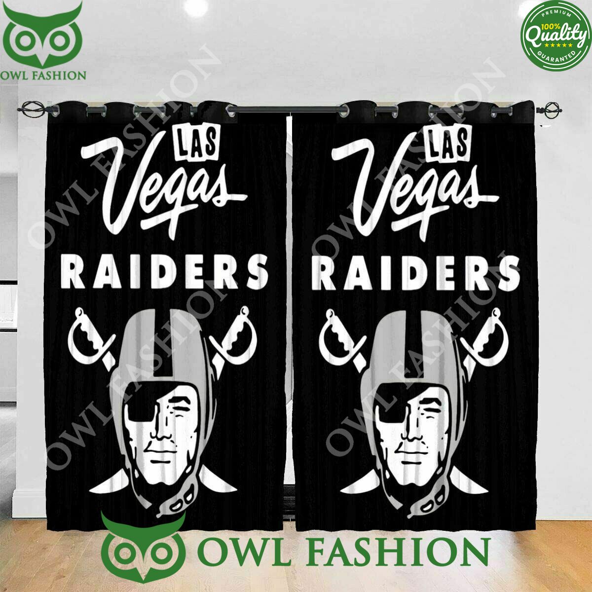 Las Vegas Raiders NFL Window Curtain You are always best dear