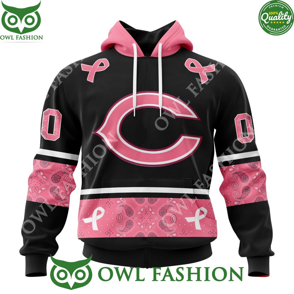 nfl custom name number chicago bears pink breast cancer 3d hoodie shirt 2 DHAKU.jpg