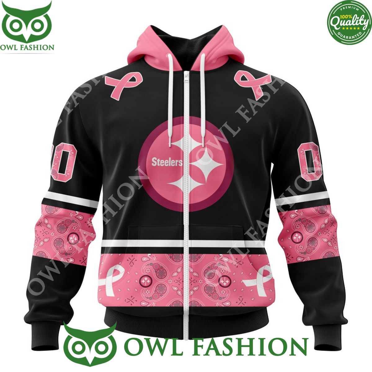 nfl pittsburgh steelers pink breast cancer paisley pattern personalized aop hoodie 5 FdyV2.jpg
