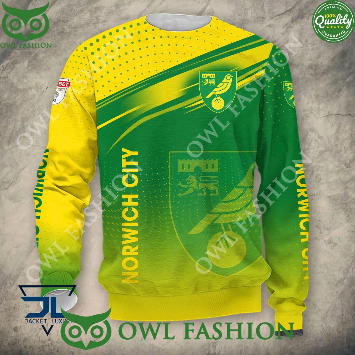 Norwich City Football Champion Premium 3D Hoodie She has grown up know