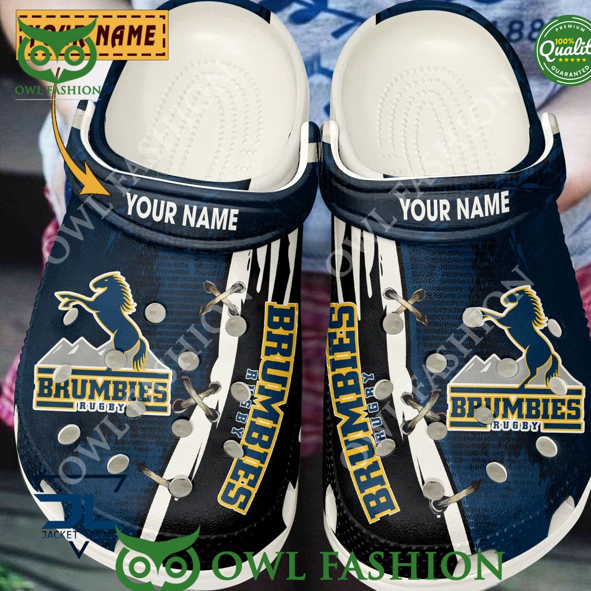Personalized Brumbies Rugby Team Crocs Super sober