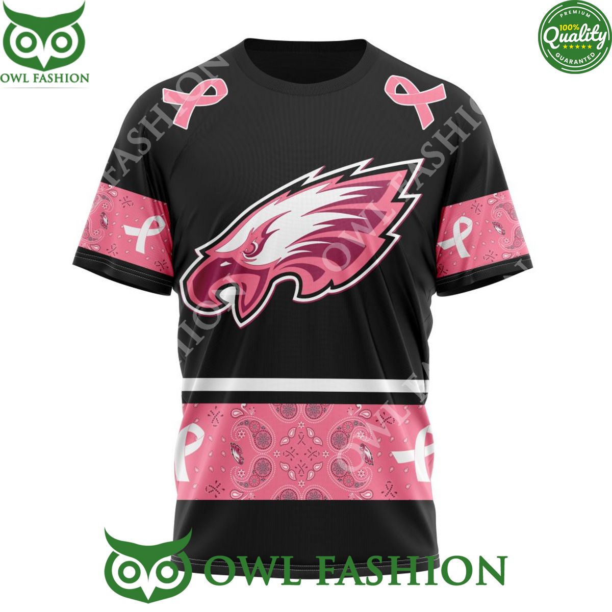 personalized nfl philadelphia eagles pink breast cancer paisley pattern aop hoodie 3 8L5tv.jpg