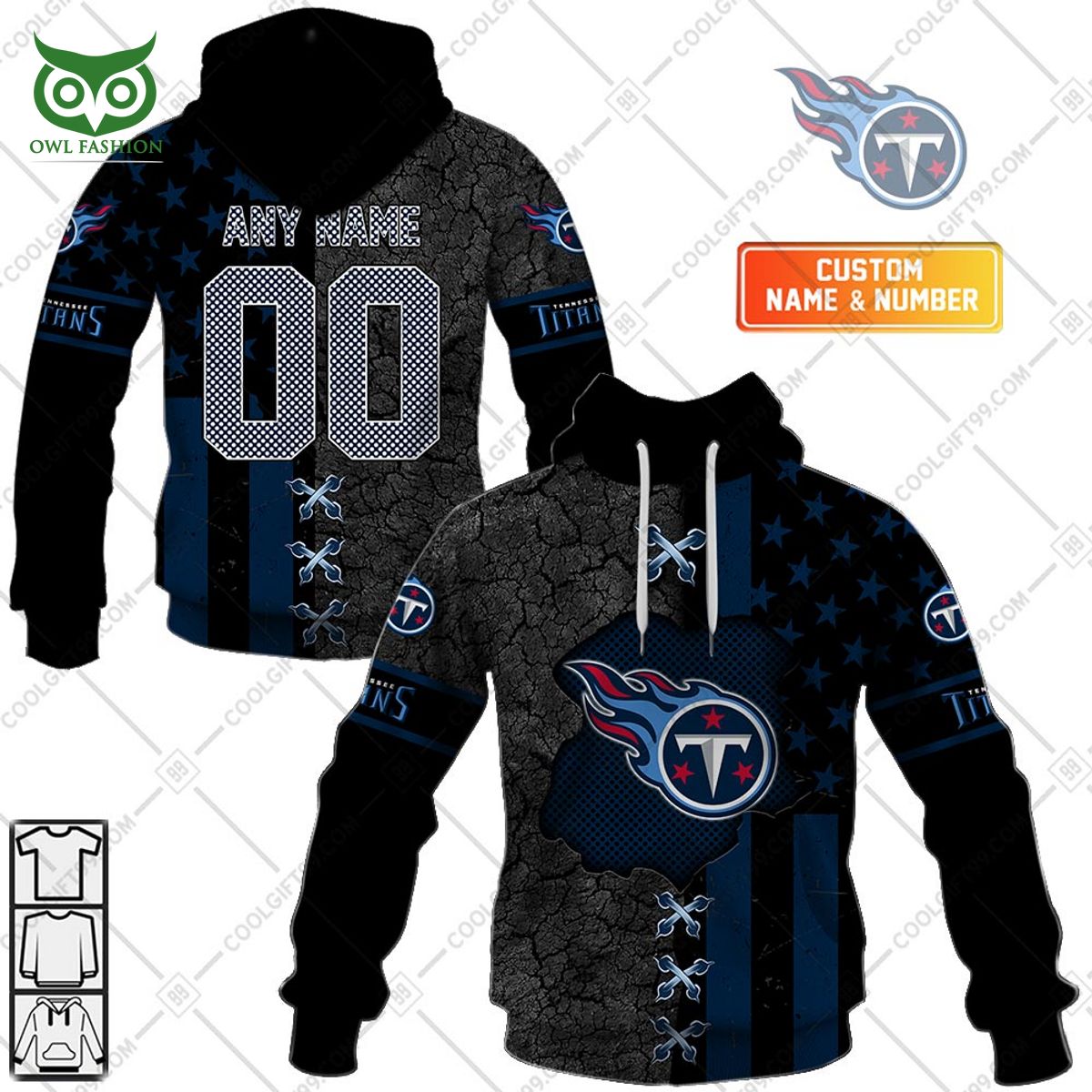 Personalized Tennessee Titans NFL hoodie shirt printed Mesmerising