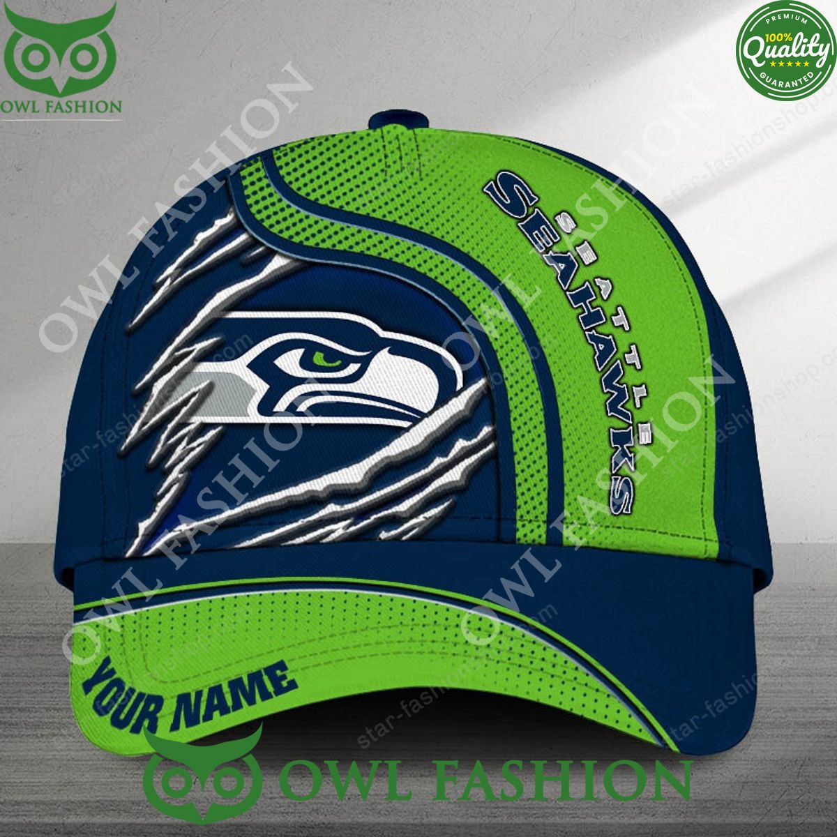 Seattle Seahawks Customized NFL Printed Cap Wow! What a picture you click