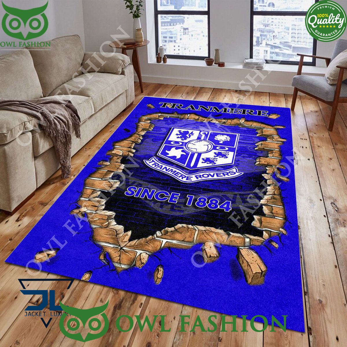 Tranmere Rovers 1863 League Two Living Room Rug Carpet Nice shot bro