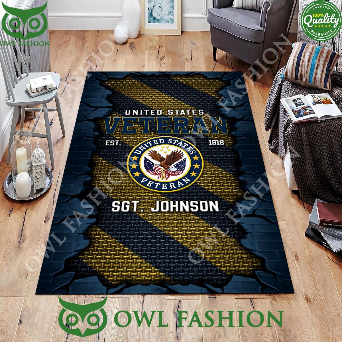 us veteran military veteran rugs for living room custom your name 1 ssEzq.jpg