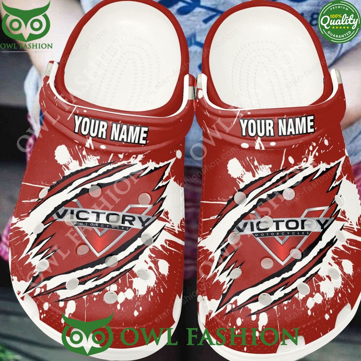 Victory Motorcycles Automobile Scratches Customized Crocs Nice photo dude