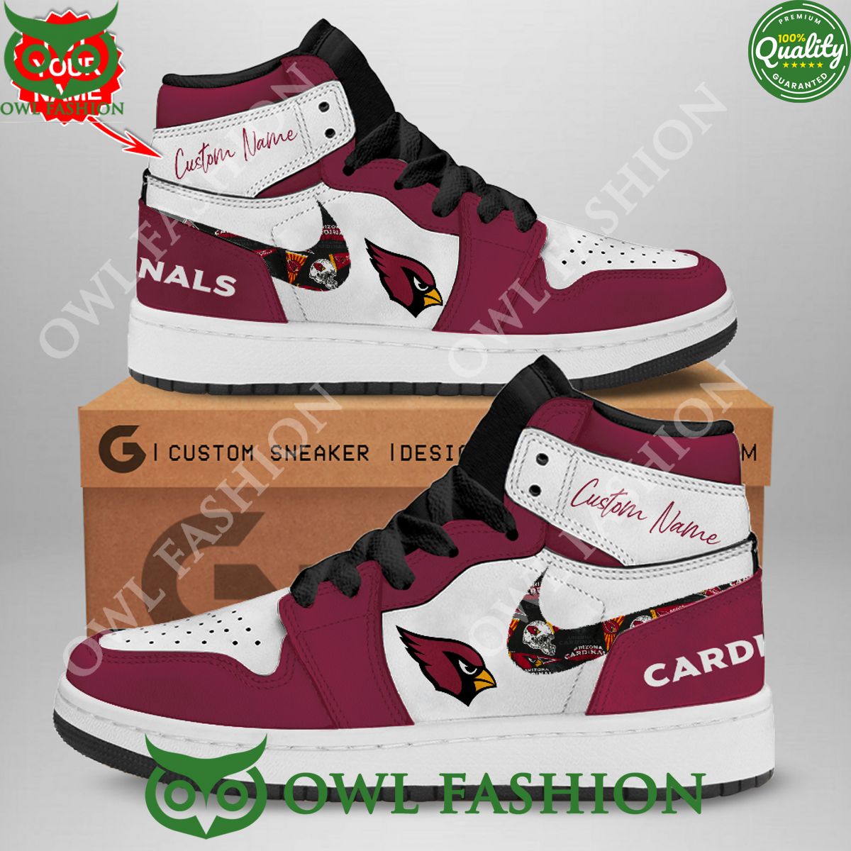 Arizona Cardinals Custom Name NFL Limited Air Jordan