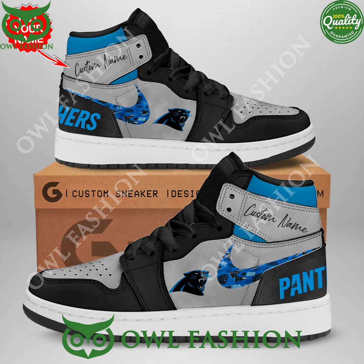carolina panthers nfl personalized air jordan sneakers 1 hJvap.jpg