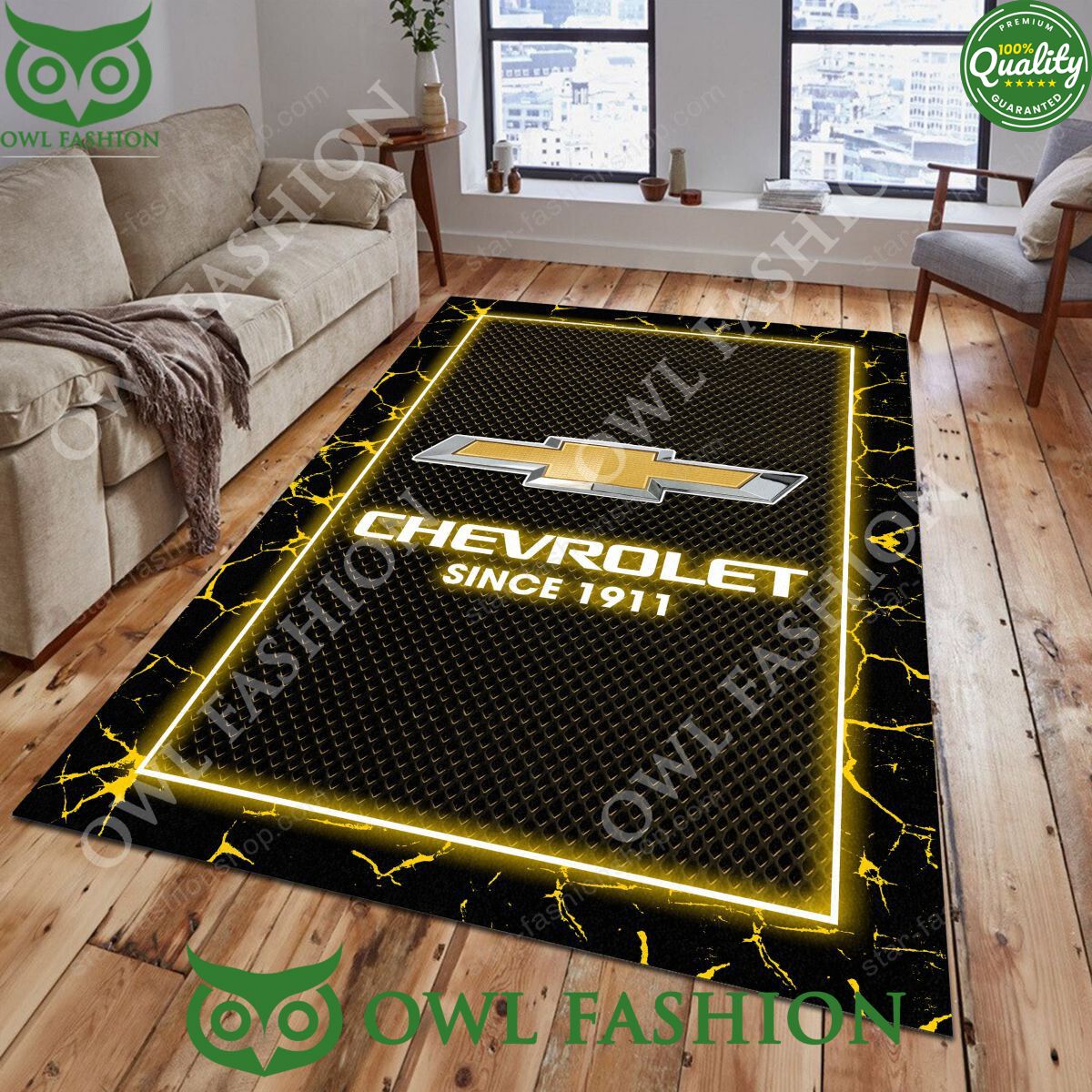 Chevrolet Trending Car Brand Limited Carpet Rug Coolosm