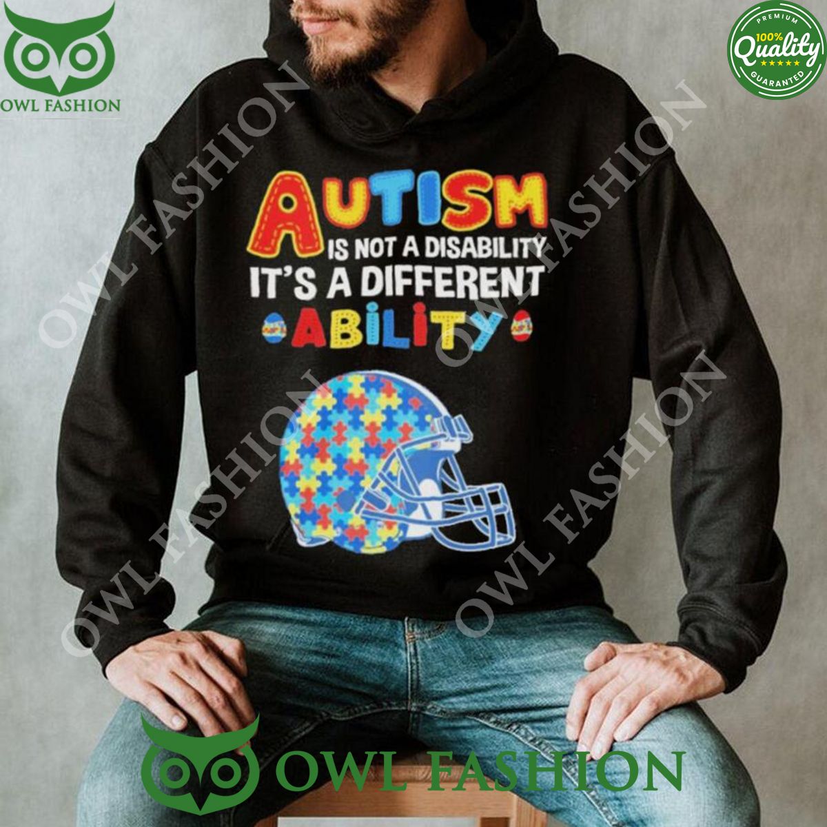 Cleveland Browns Autism NFL Autism 2D Hoodie Shirt Great, I liked it