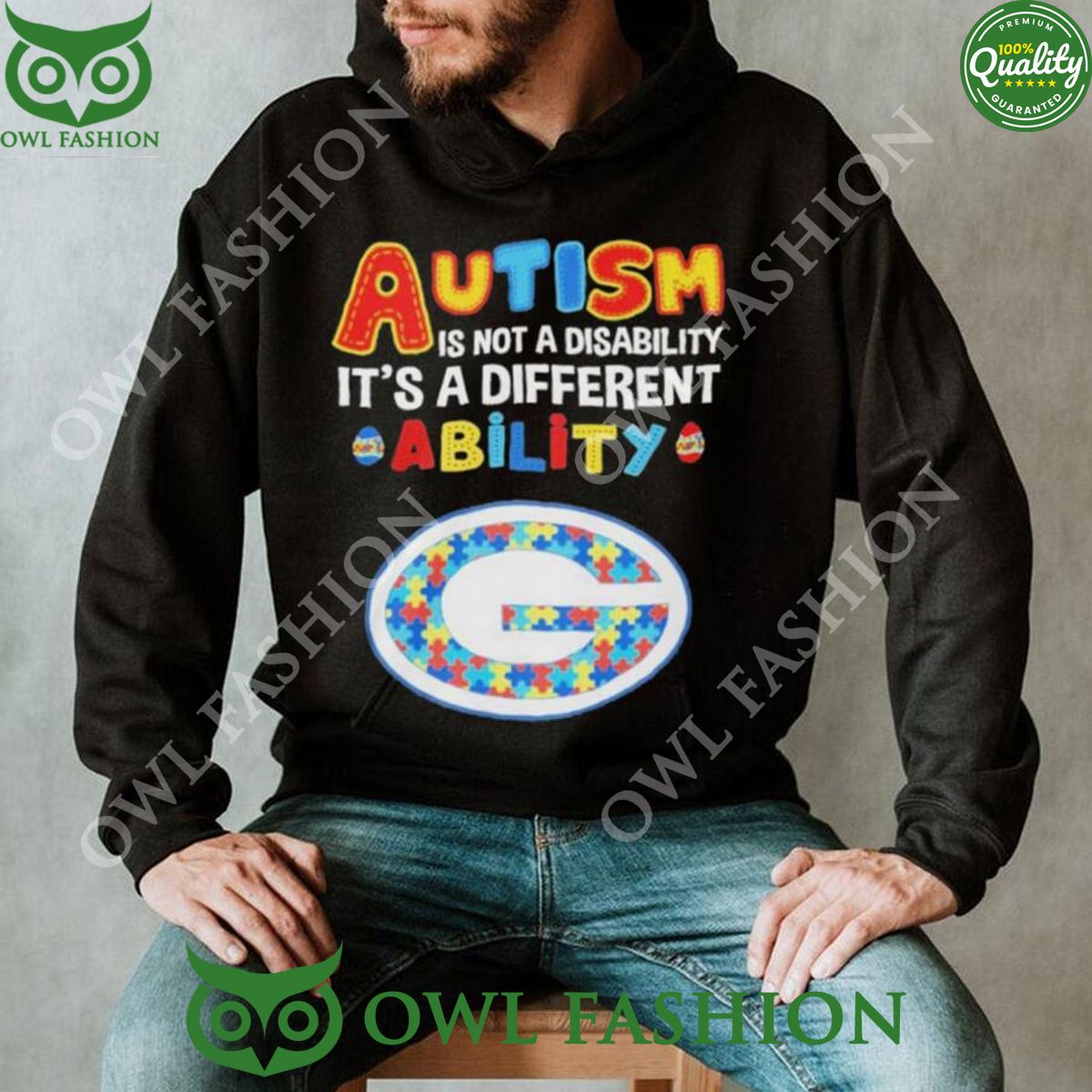 Green Bay Packers NFL Autism Limited 2D Shirt Hoodie You are always amazing