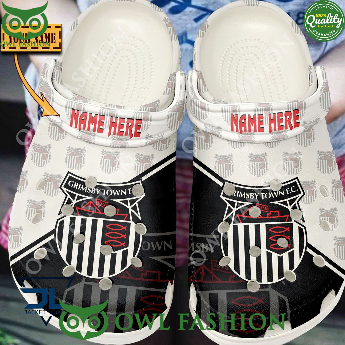 Grimsby Town Limited EFL Customized Crocs Such a charming picture.