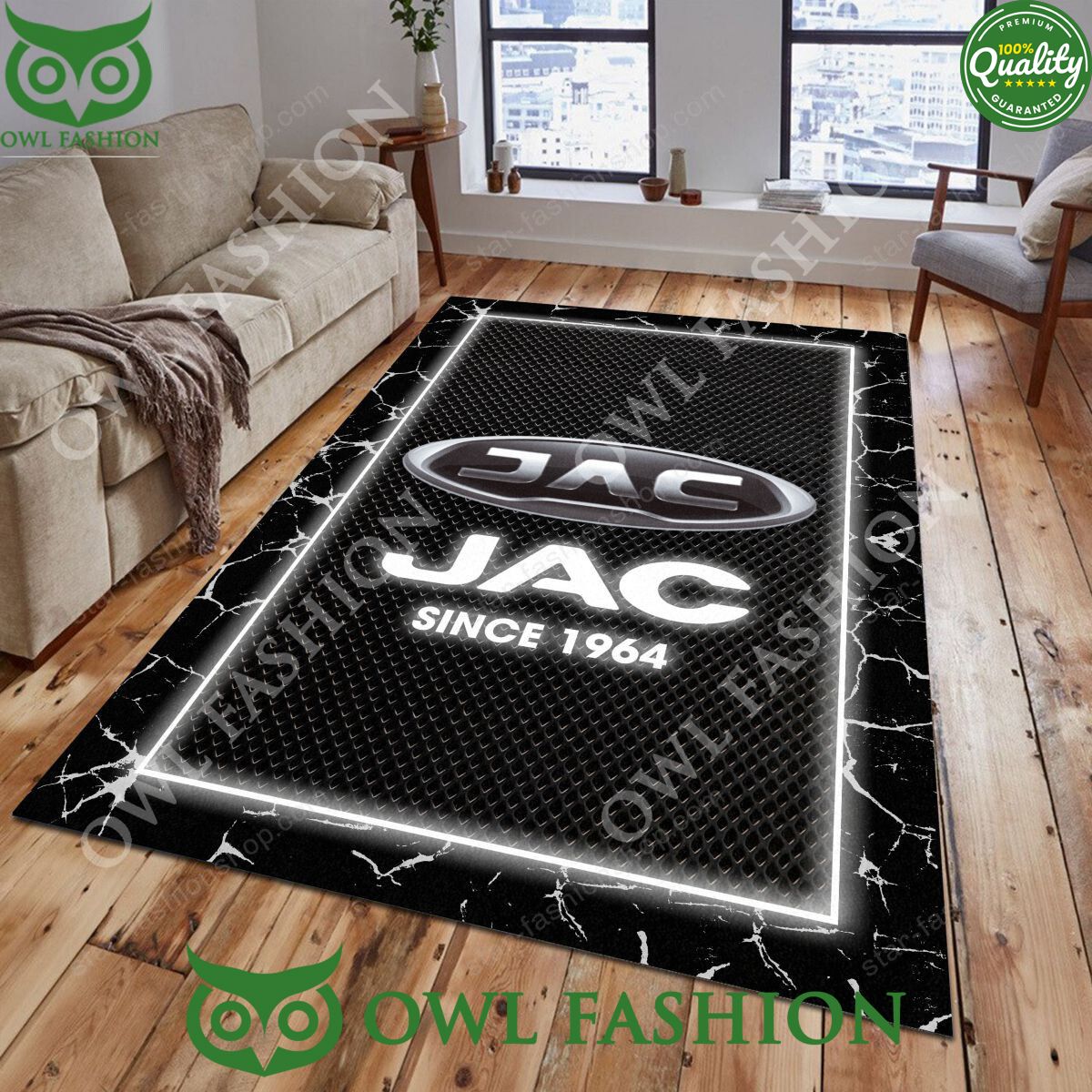 JAC Chinese automobile manufacturer Rug Carpet Decor Living Room Stunning