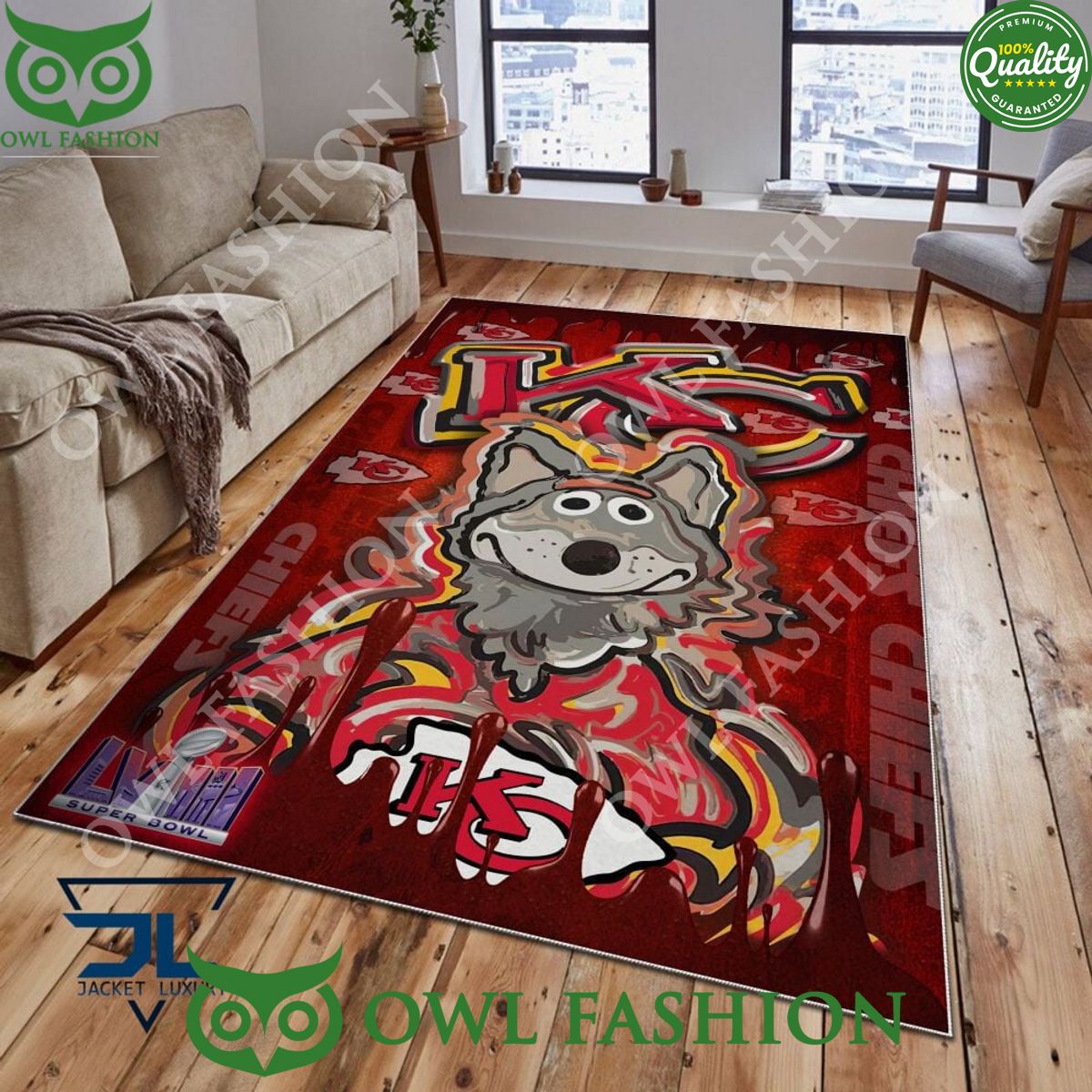 kansas city chiefs painting wolf super bowl lviii rug carpet 1 bYfgc.jpg