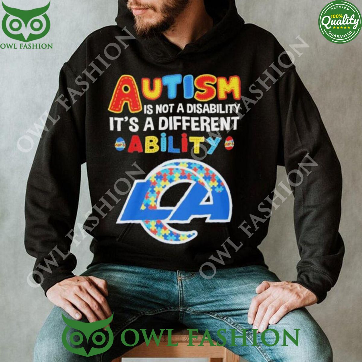 Los Angeles Rams Autism Its a Different 2024 Shirt You look fresh in nature