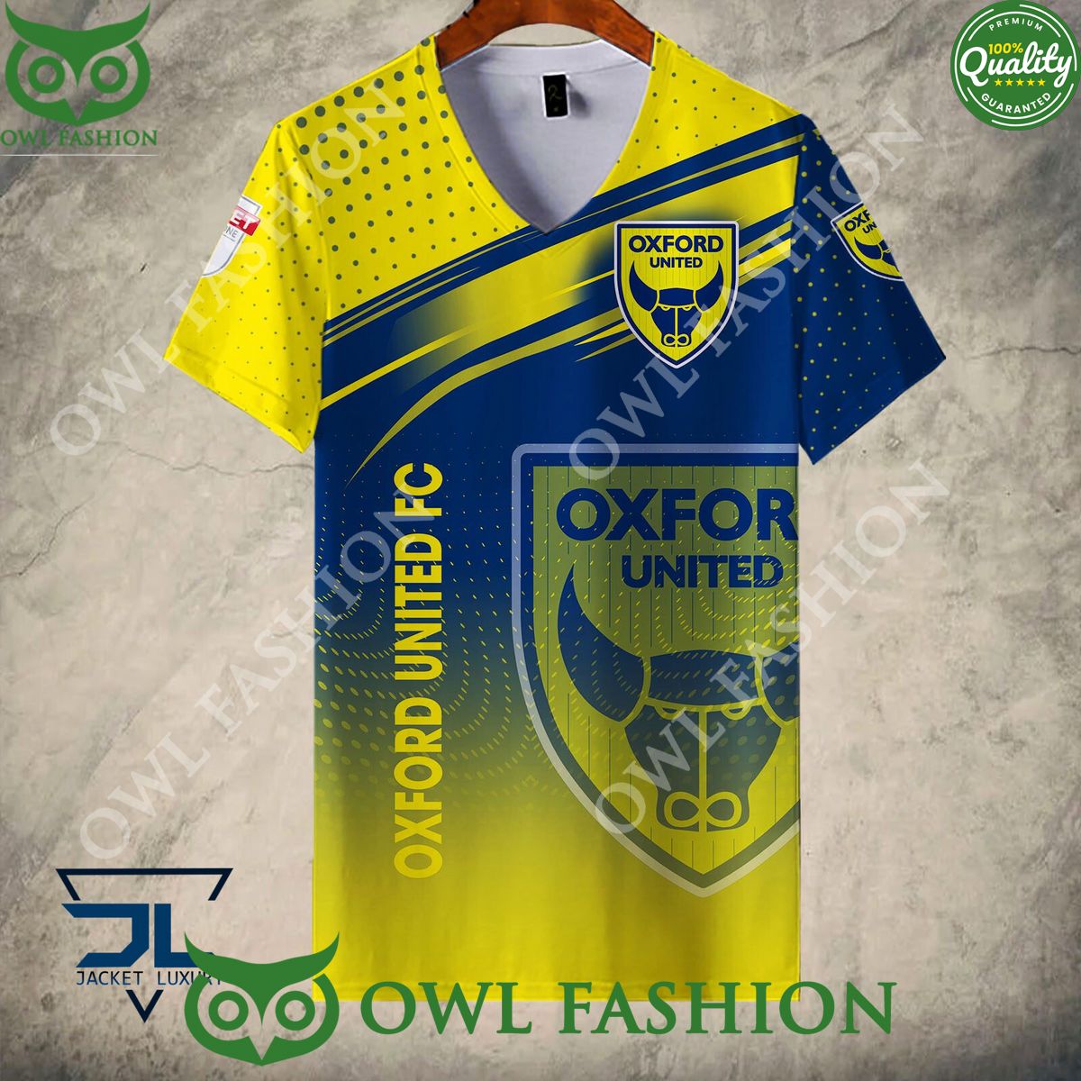Oxford United F.C EFL Championship Shirt Hoodie This design is a work of art.