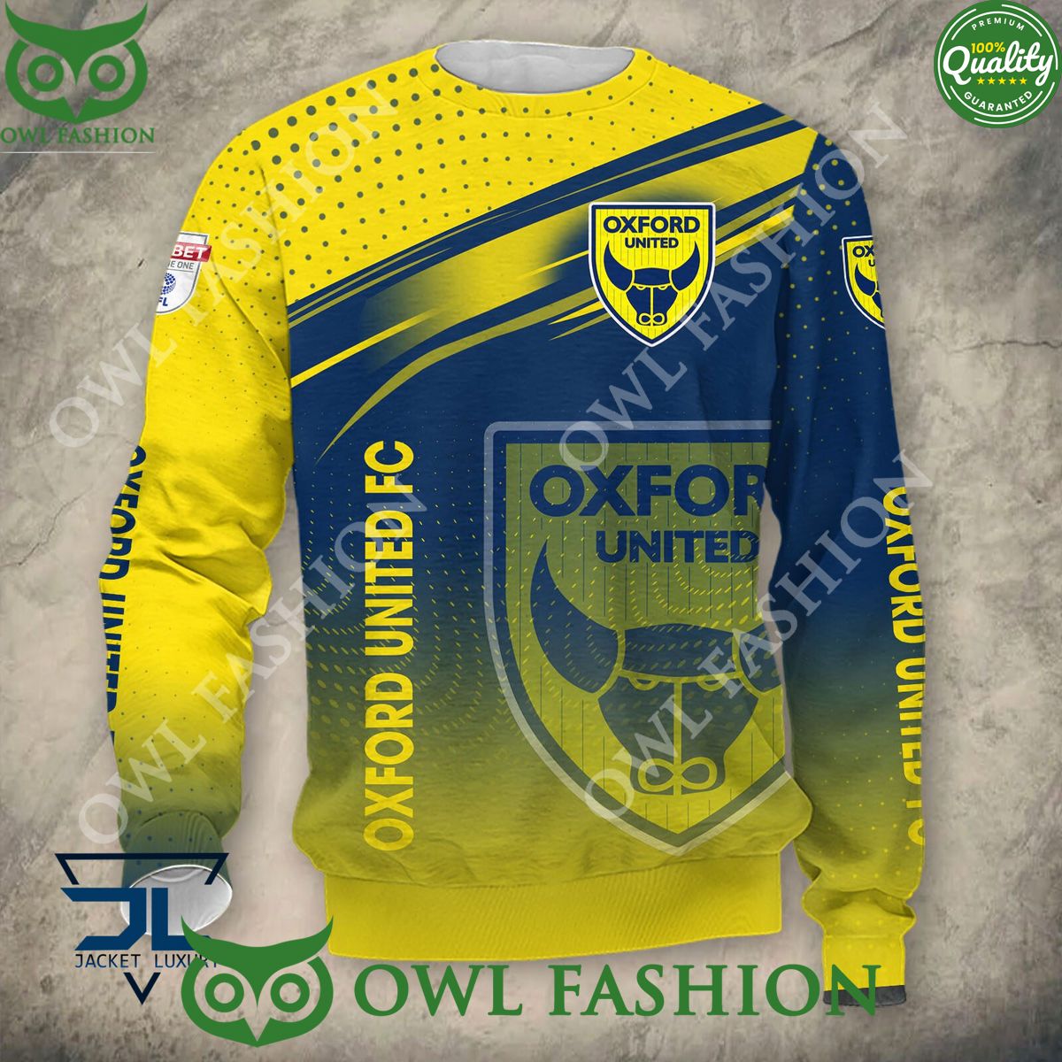 Oxford United F.C EFL Championship Shirt Hoodie You look lazy