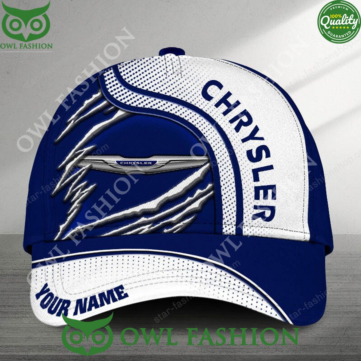 personalized chrysler new car claw scratches printed cap 1 MaTlE.jpg