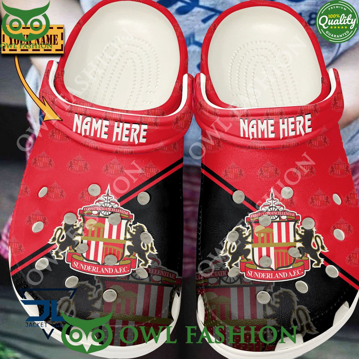 sunderland a f c efl league one customized croc 1 l9LFl.jpg