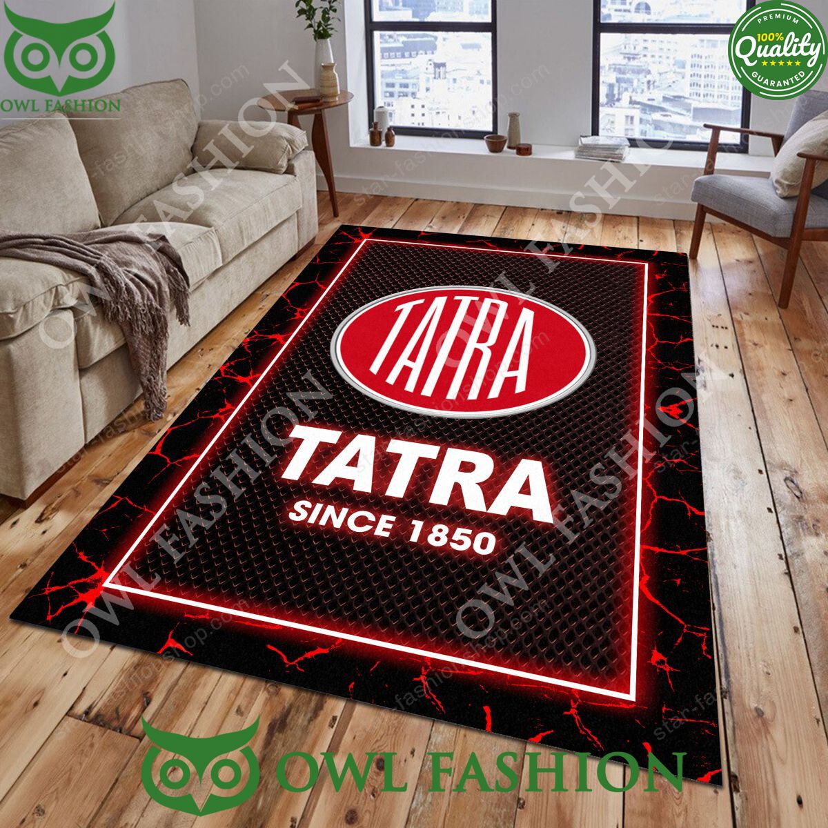 Tatra Czech vehicle manufacturer Carpet Rug