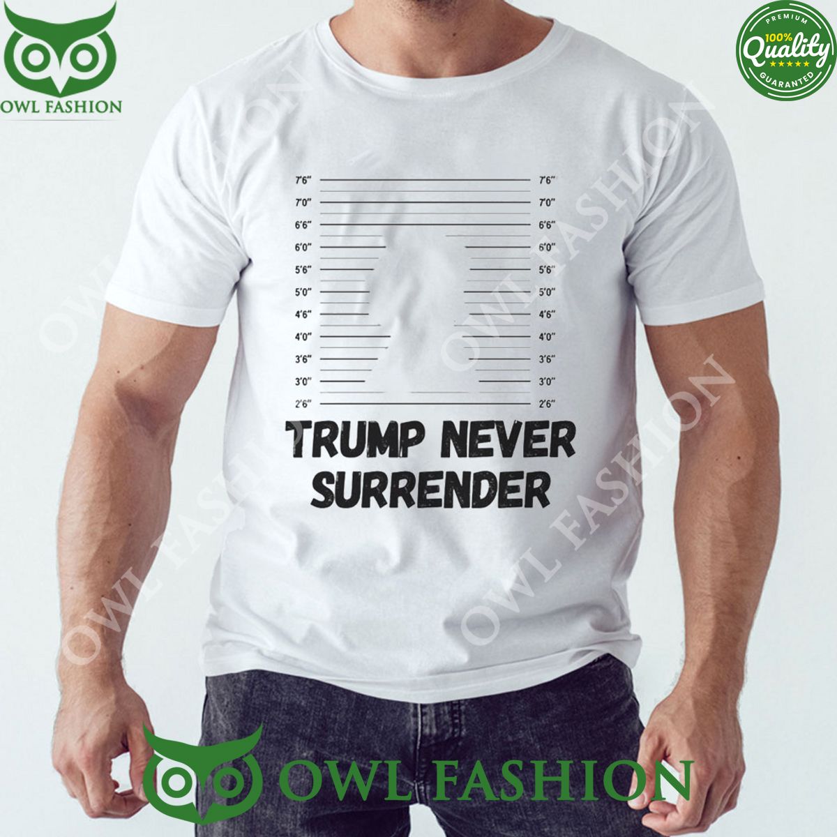 2024 Donald Trump Never Surrender Mugshot Shirt She has grown up know