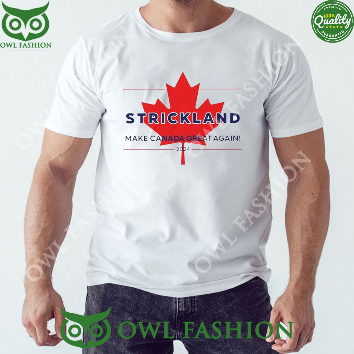 2024 Sean Strickland Make Canada Great Again Shirt You look cheerful dear