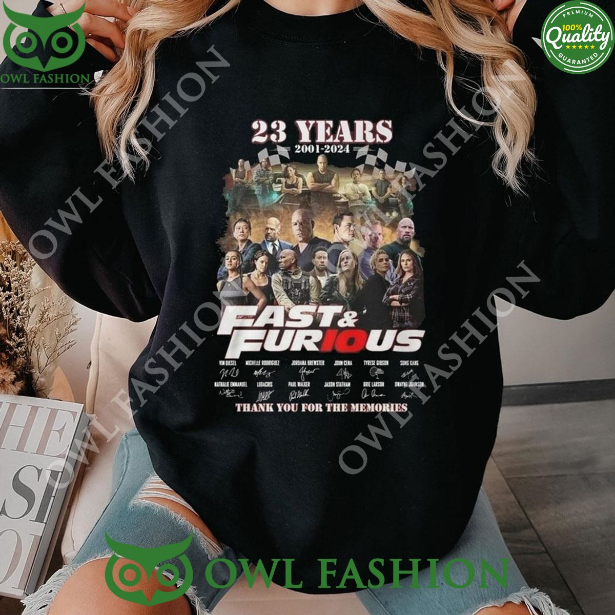 23 years 2001 2024 fast furious memories hoodie shirt 1 cgunA.jpg
