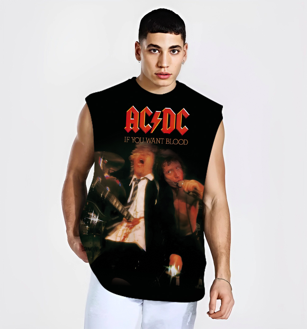 ACDC If you want blood 3D Men Tanktop mk