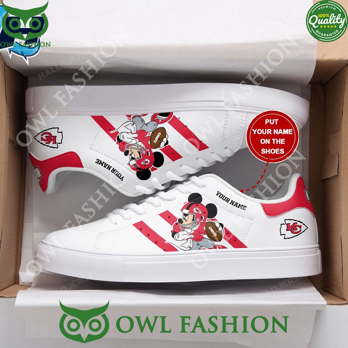 custom chiefs mickey stan smith shoes nfl personalized football gifts 1 n69M8.jpg
